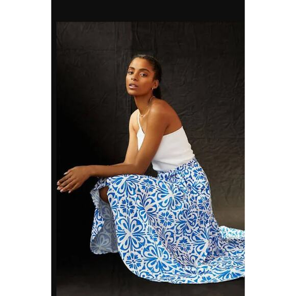 NWT Anthropologie Hutch Printed Wrap Maxi Skirt - XS - Picture 2 of 4